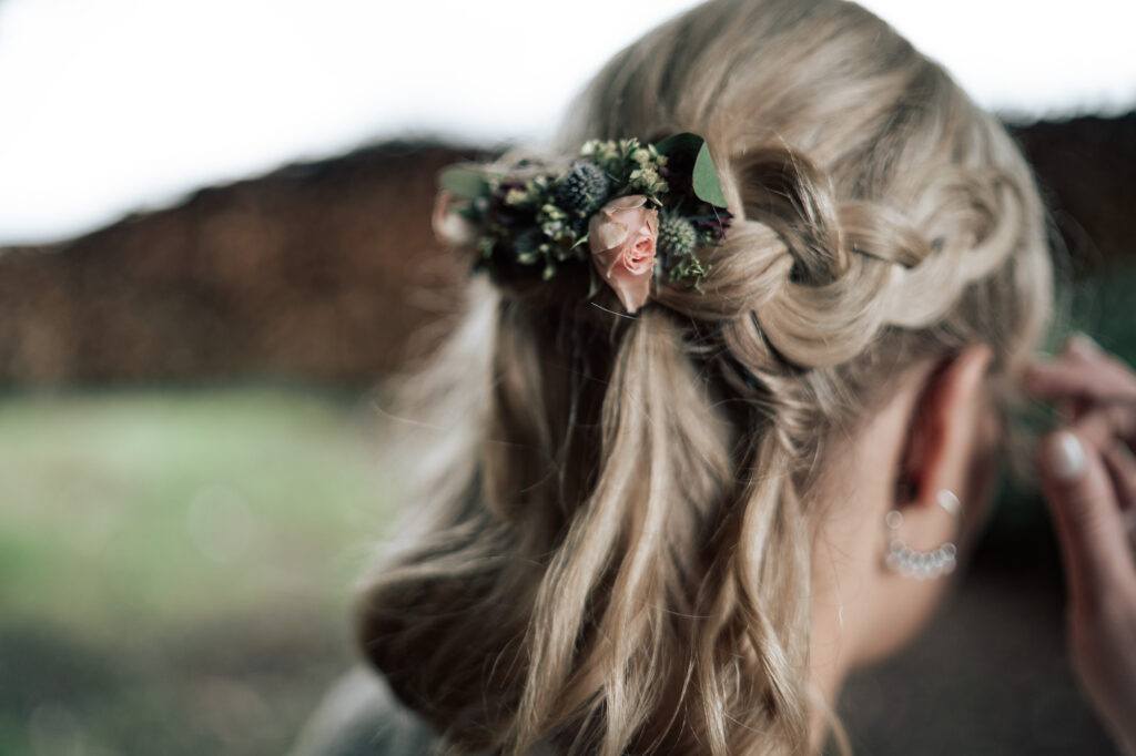 Natürliche Hochzeitsbilder im Schwarzwald