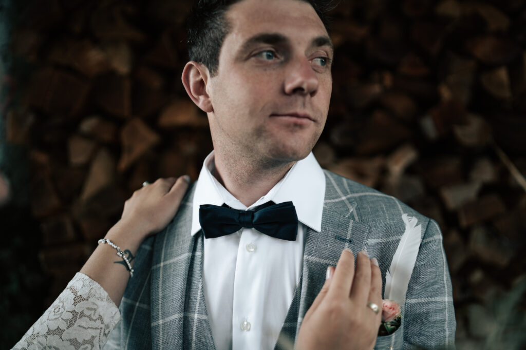 Natürliche Hochzeitsbilder im Schwarzwald